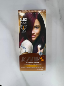 KAIWS Hanna Hair Dye Cream (4.62 Purple Red)