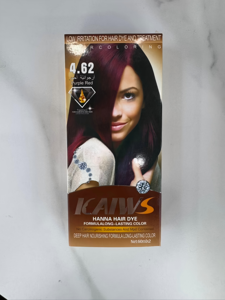 KAIWS Hanna Hair Dye Cream (4.62 Purple Red)