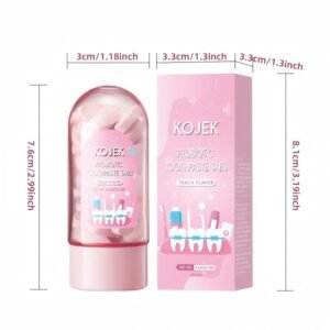 PROBIOTIC TOOTHPASTE TABS PEACH FLAVOR