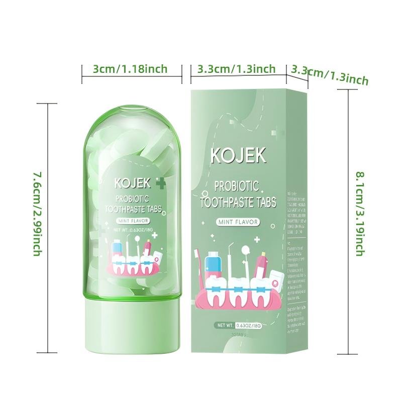 PROBIOTIC TOOTHPASTE TABS MINT FLAVOR