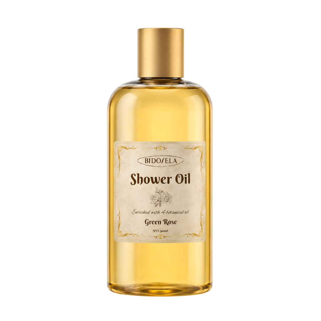 Green Rose Shower Oil